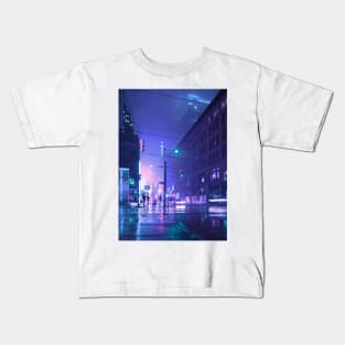 Neon city Kids T-Shirt